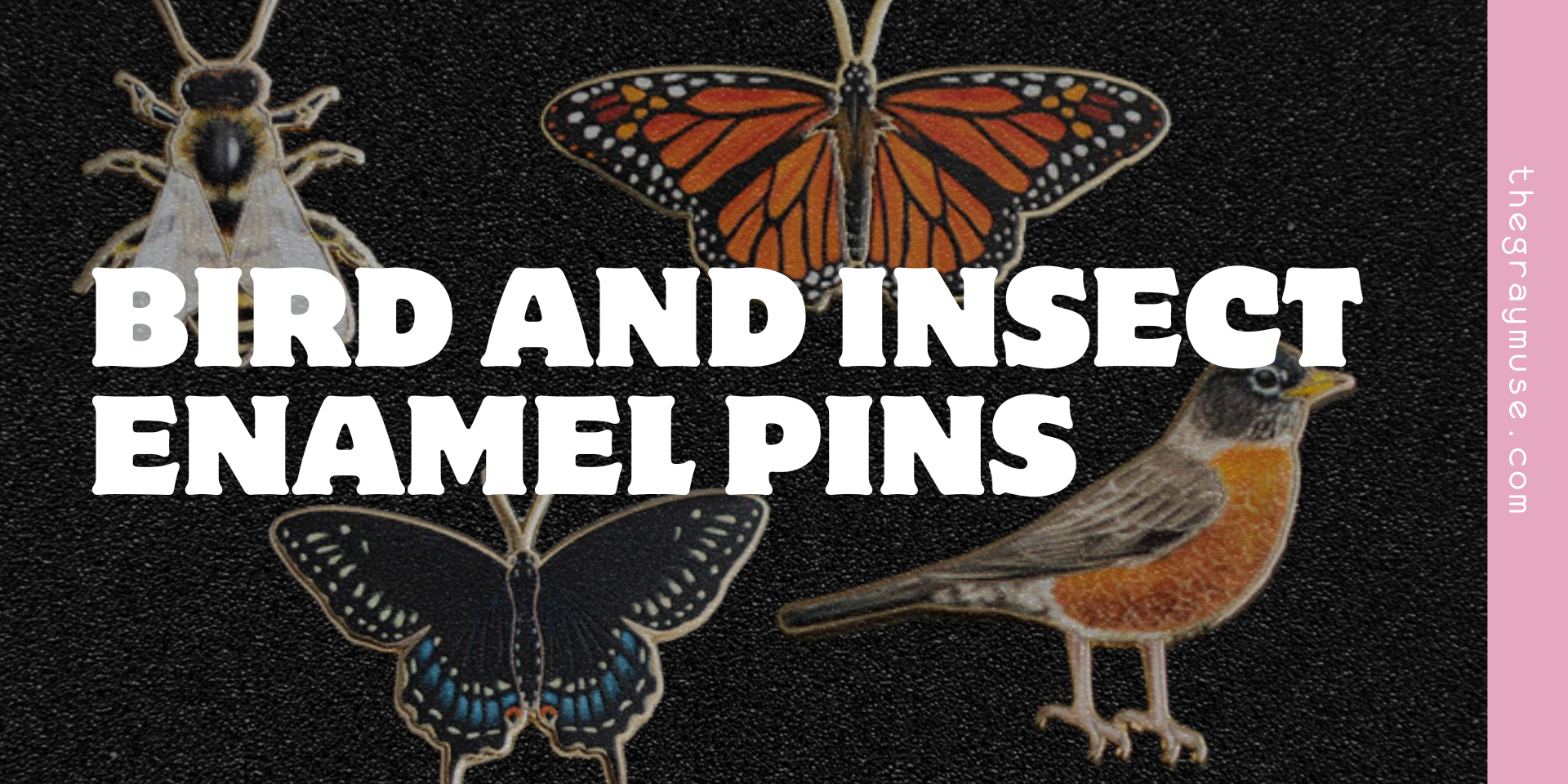 Bird and Insect Enamel Pins: Perfect Gifts for Nature Lovers
