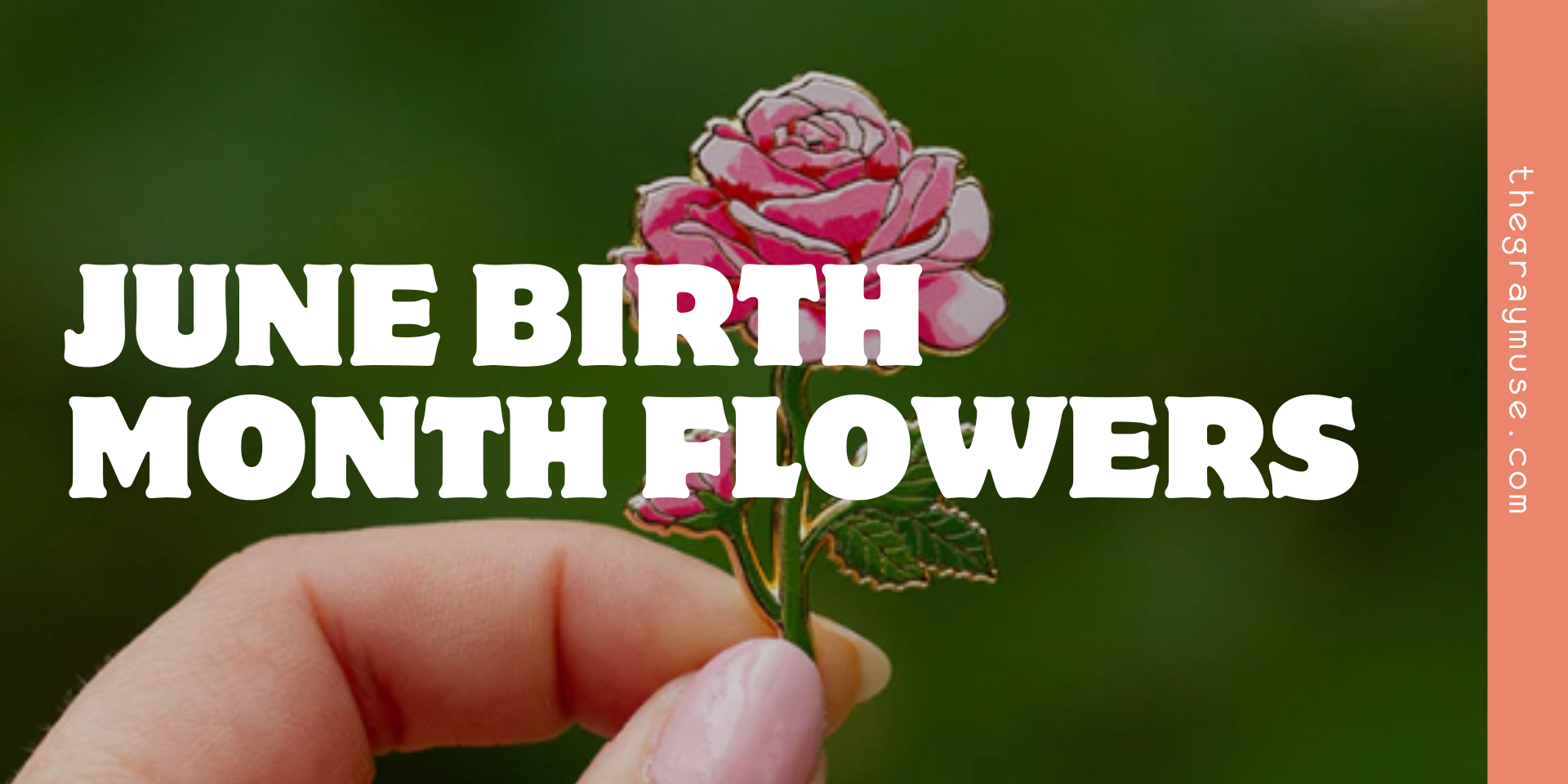 June Birth Month Flower Enamel Pins: Gifts For Birthdays