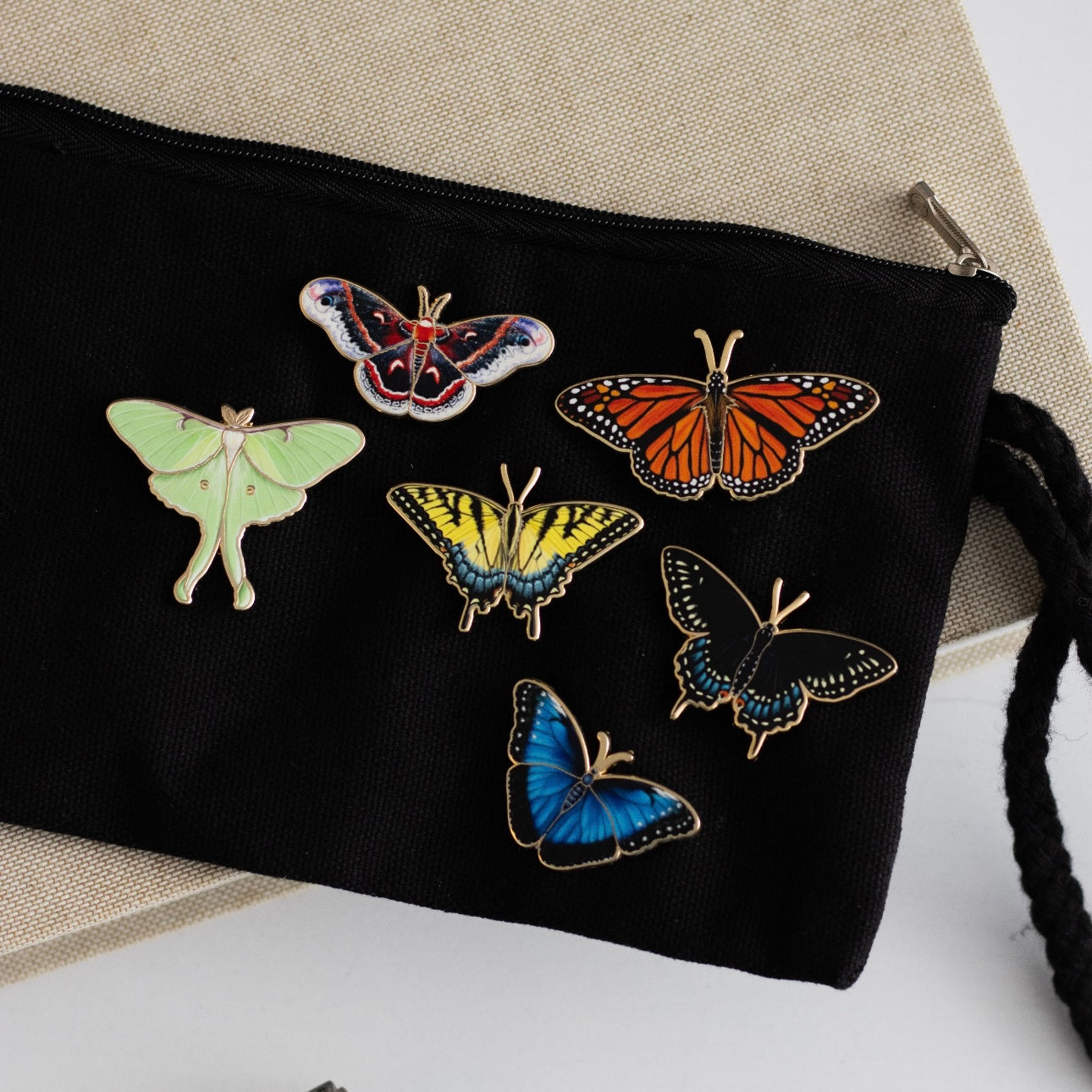 Bird and Insect Enamel Pins – The Gray Muse