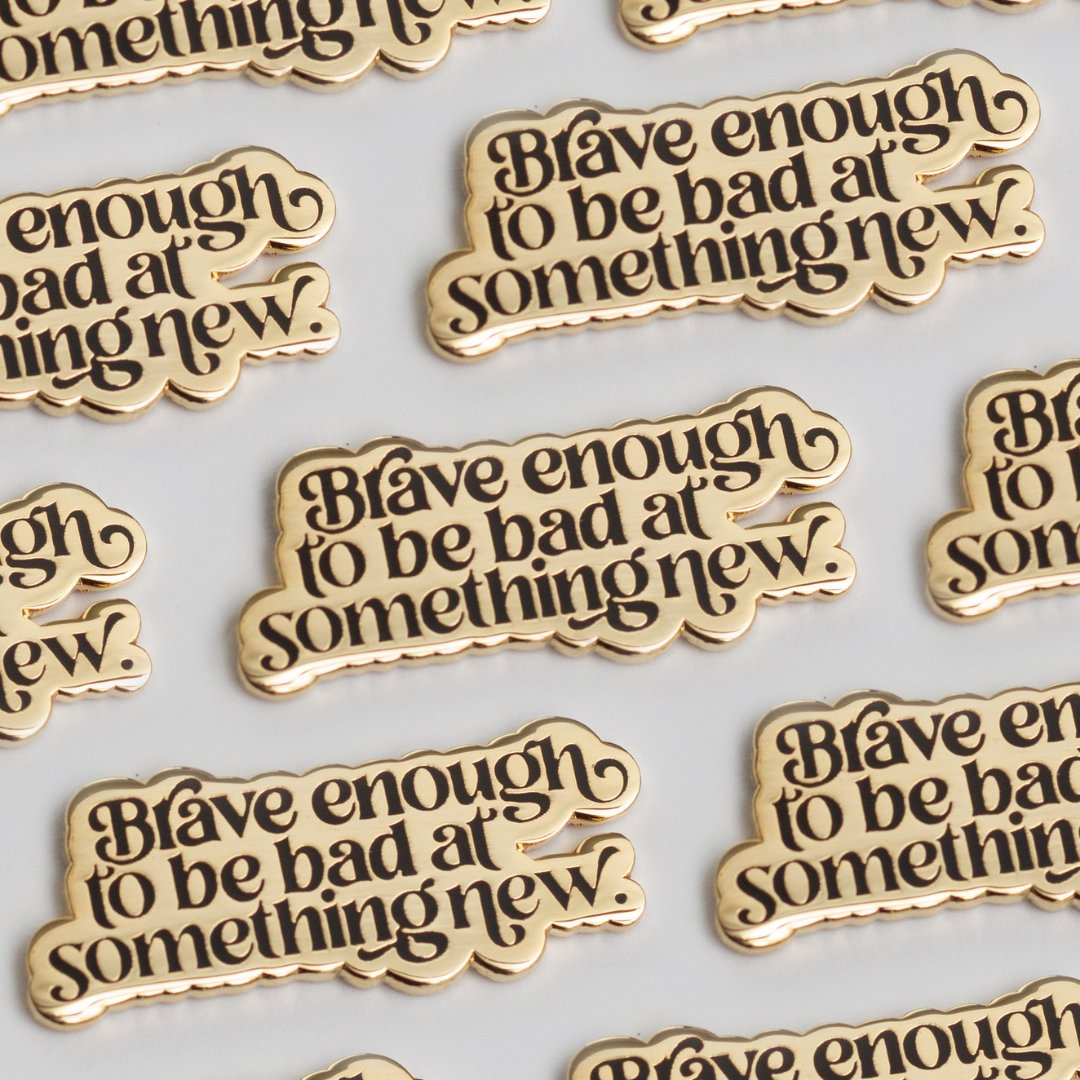 Relatable Text Collection | Unique Enamel Pins By The Gray Muse