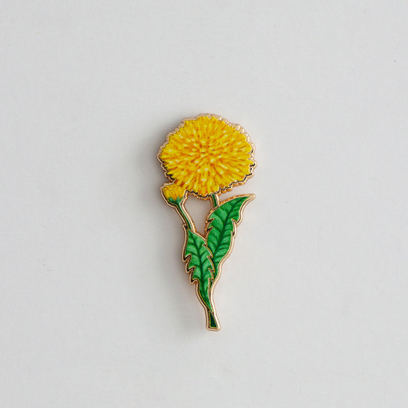 Dandelion Floral Enamel Pin