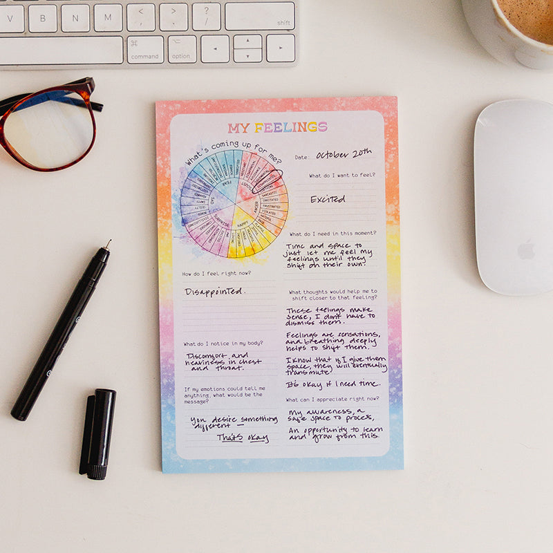 RETIRING My Feelings Notepad | Planning Memo Pad – The Gray Muse