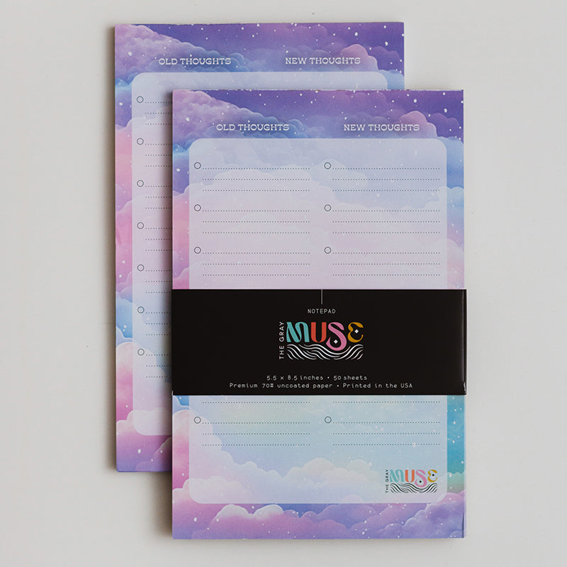 RETIRING Thoughts to Shift Notepad with Exercise Guide | Planning Memo ...