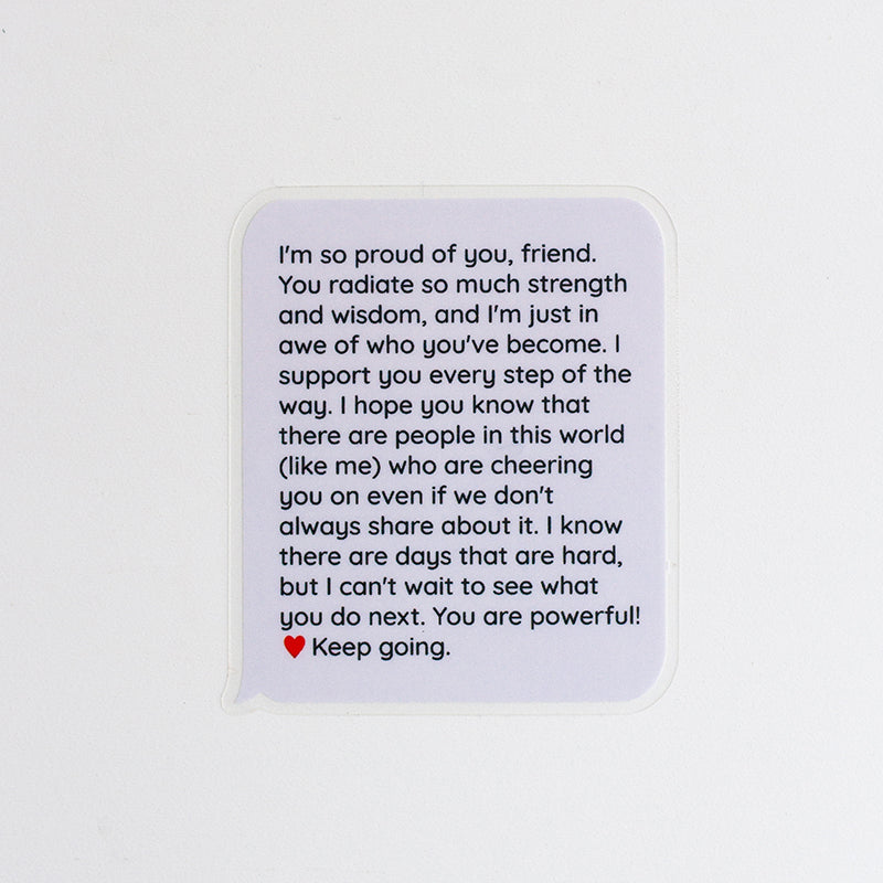 Incoming Text Message: You are Powerful Matte Sticker – The Gray Muse