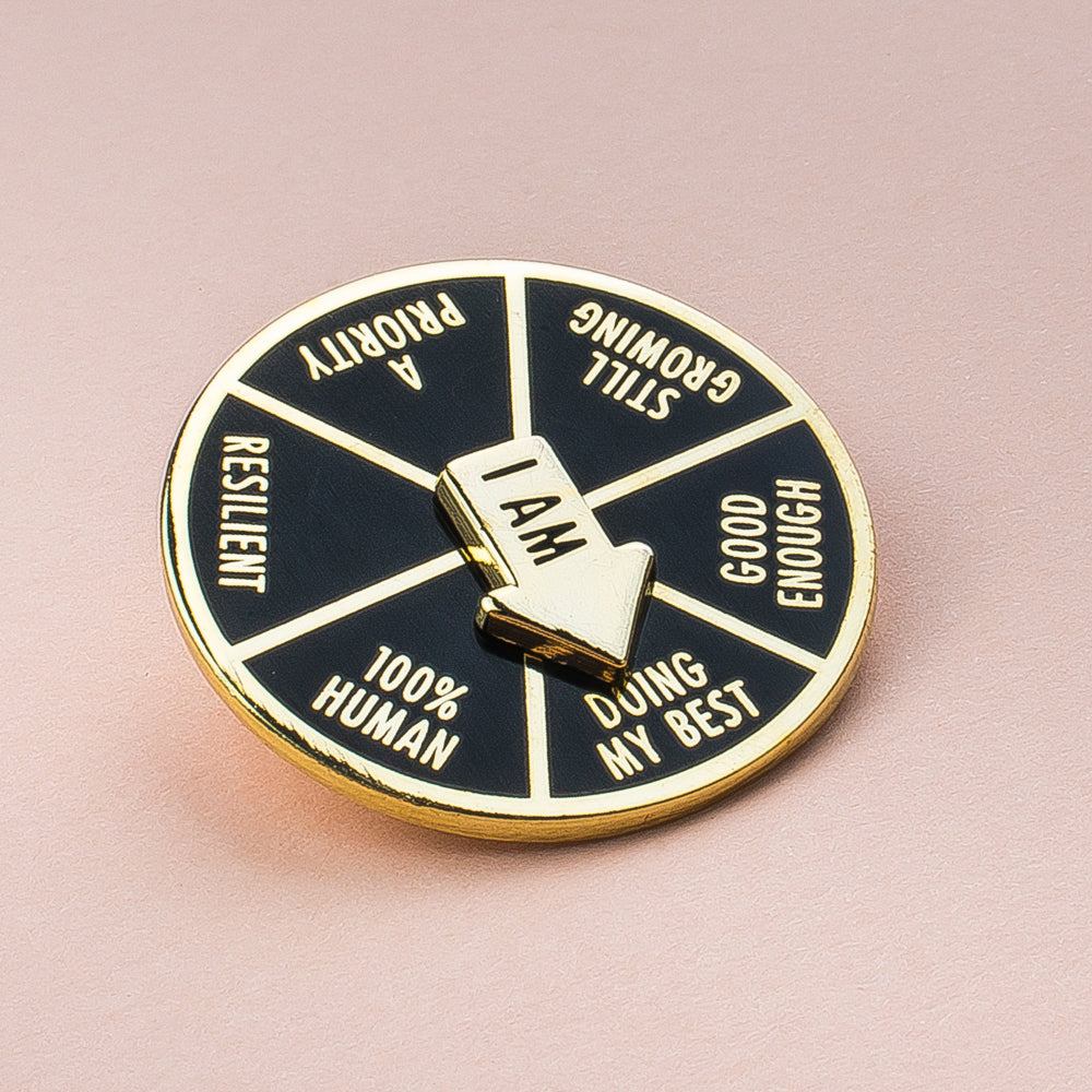 I Am Doing My Best Spinner Enamel Pin - The Gray Muse