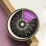 Bold Affirmations Interactive Spinner Enamel Pin | I Choose To Be Grounded In this Moment