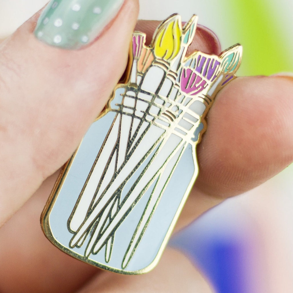 System Enamel Pin The Artist Enamel Pin Collection | The Gray Muse