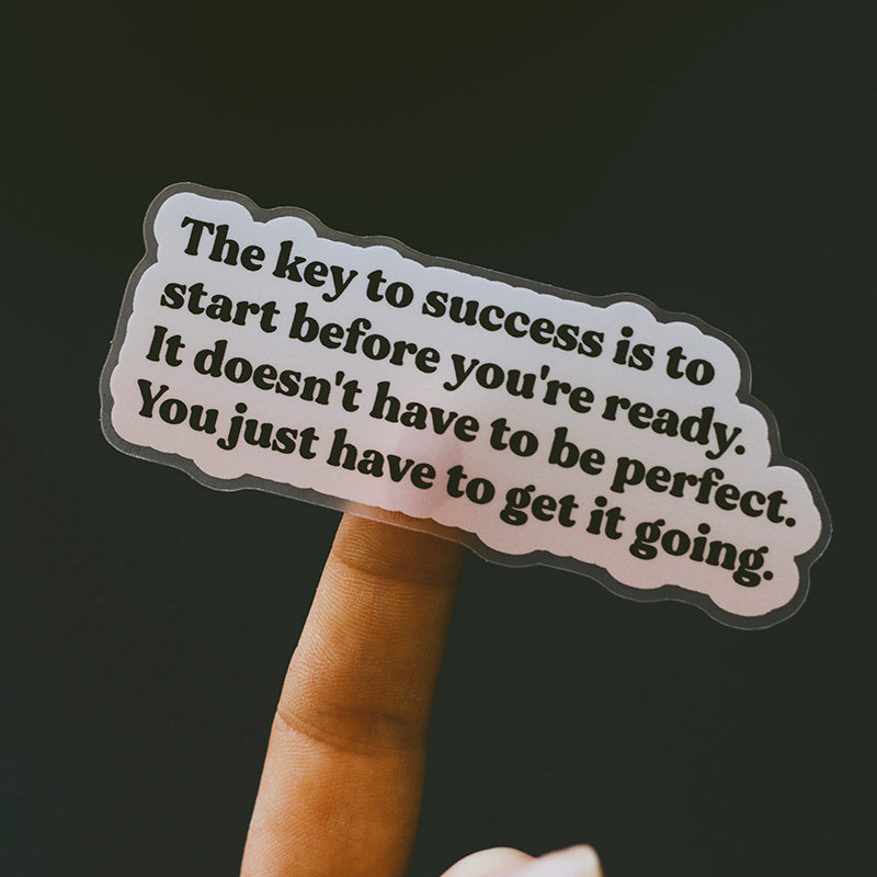 RETIRING The Key to Success Matte Sticker – The Gray Muse