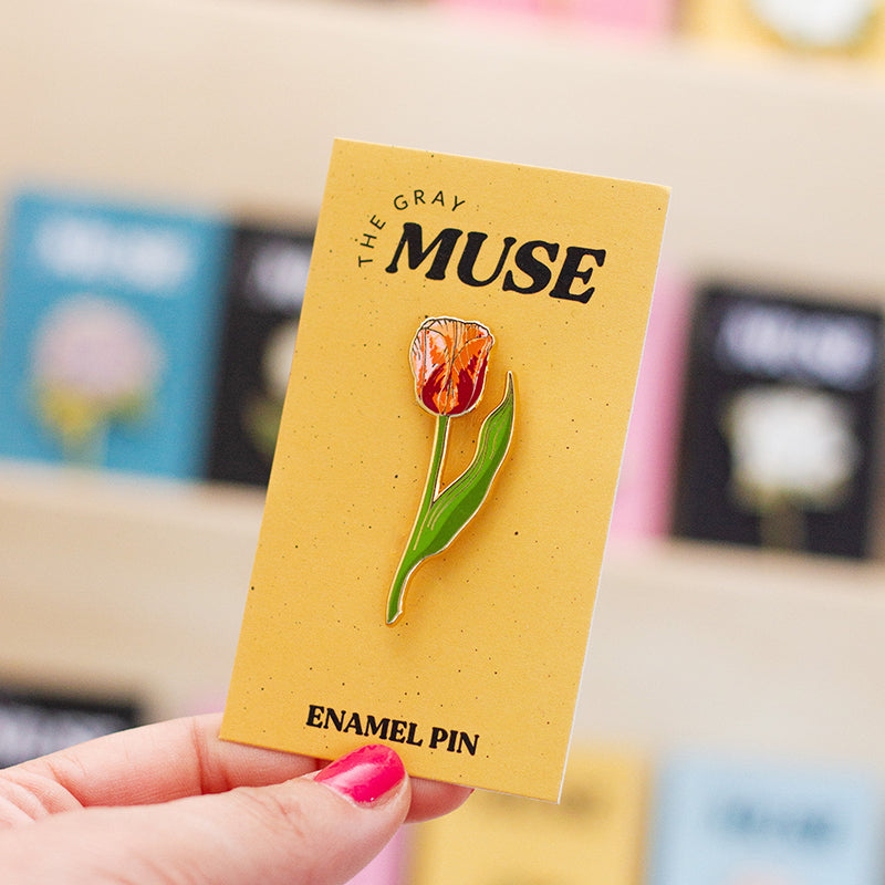 Paint Water Cup Enamel Pin by The Gray Muse - Unique Shopping for